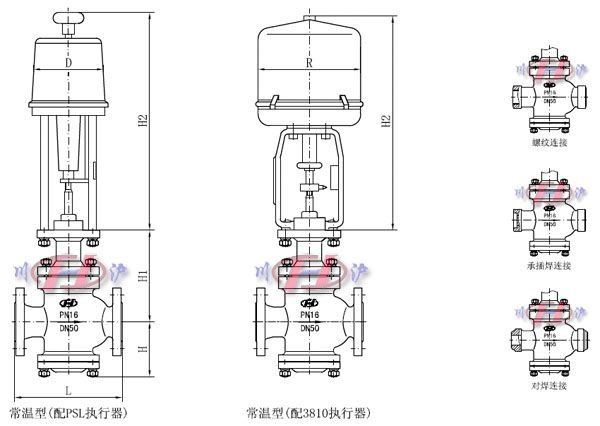 電動(dòng)單座調(diào)節(jié)閥外形尺寸