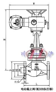 電動截止閥(配DZB執(zhí)行器)